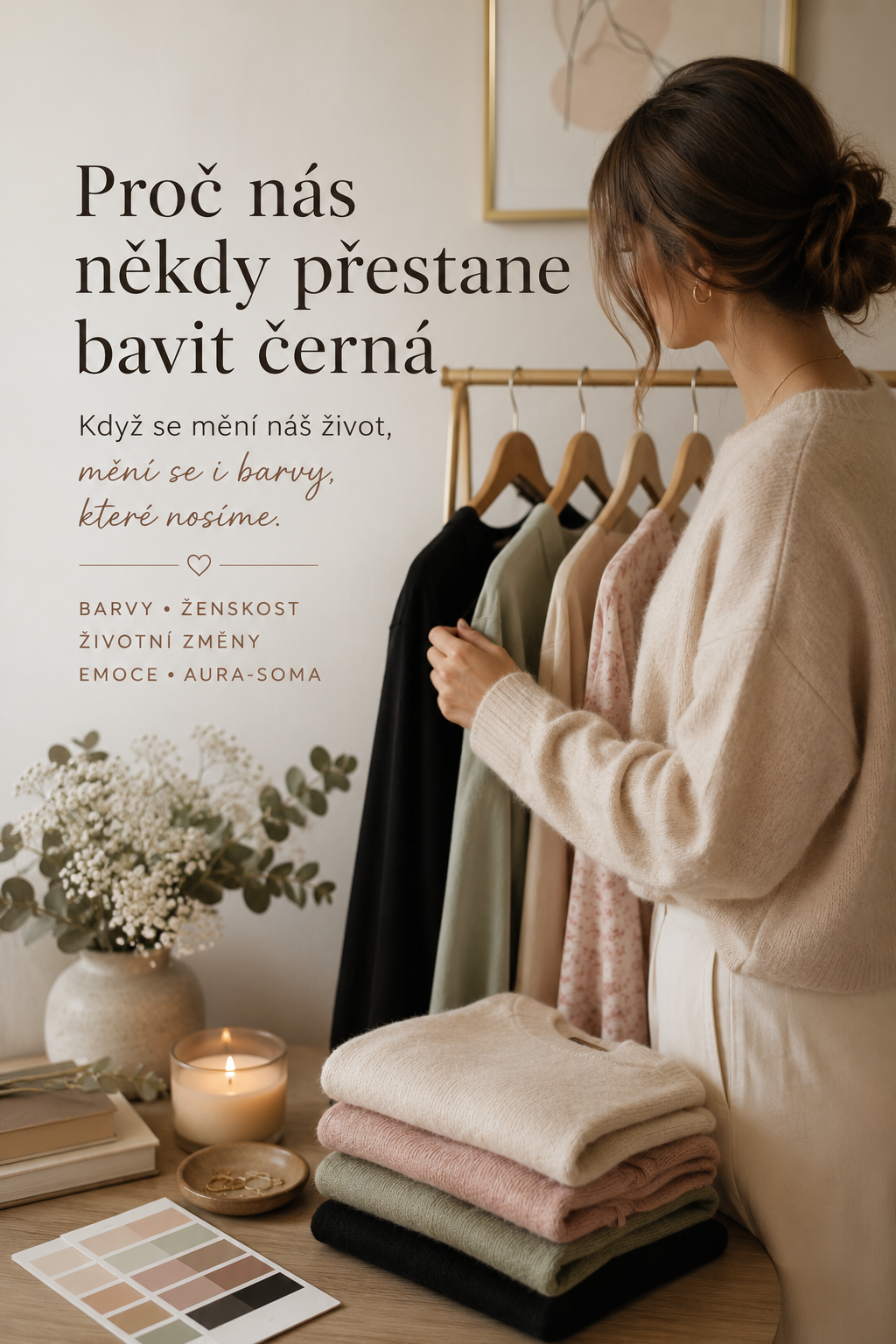 Proč nás někdy přestane bavit černá | Barvy, ženskost a životní změny