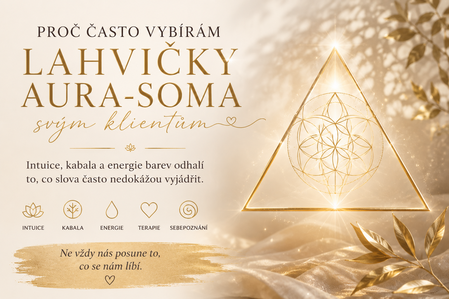 Ne vždy nás posune to, co se nám líbí | Aura-Soma a energie barev