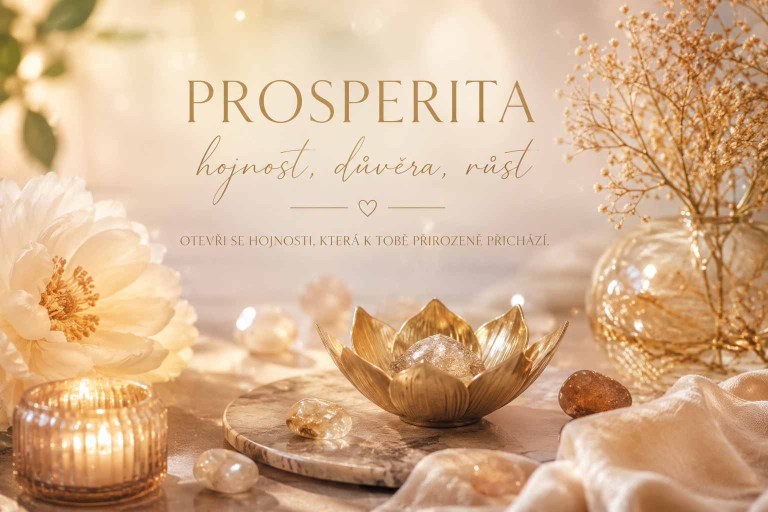 Prosperita a hojnost: proč nestačí jen manifestovat