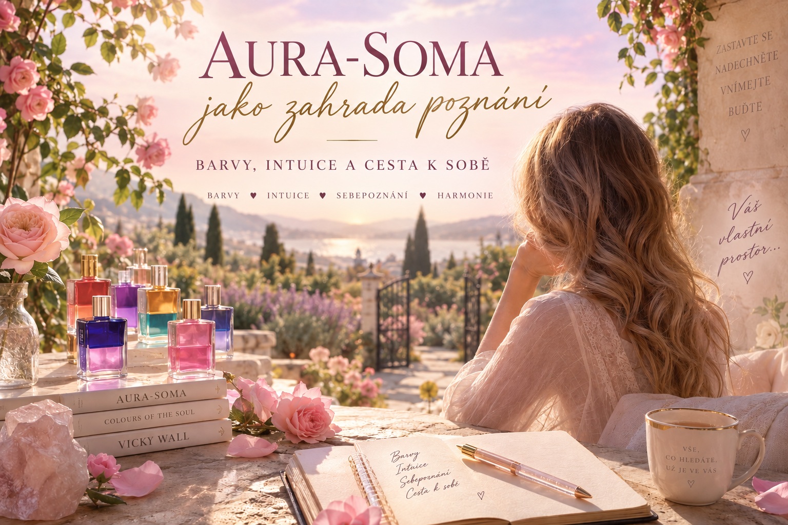 Aura-Soma jako zahrada poznání – barvy, intuice a cesta k sobě