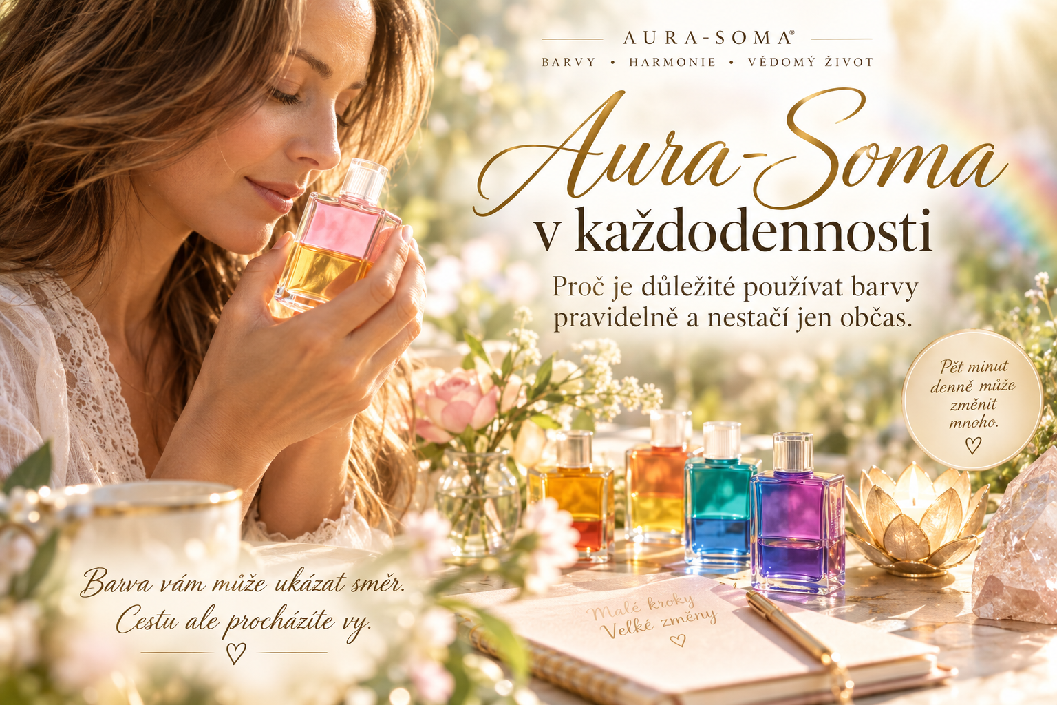 Aura-Soma v každodennosti – proč je důležité používat barvy pravidelně