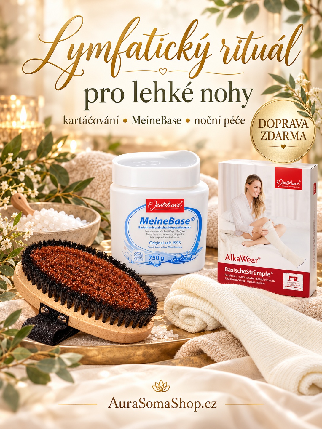 Proč podporovat lymfu a proč kartáčovat tělo? Rituál pro lehké nohy