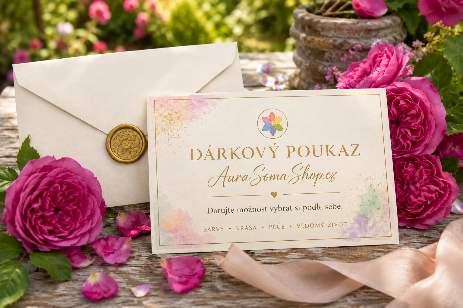 Dárkový poukaz AuraSomaShop.cz
