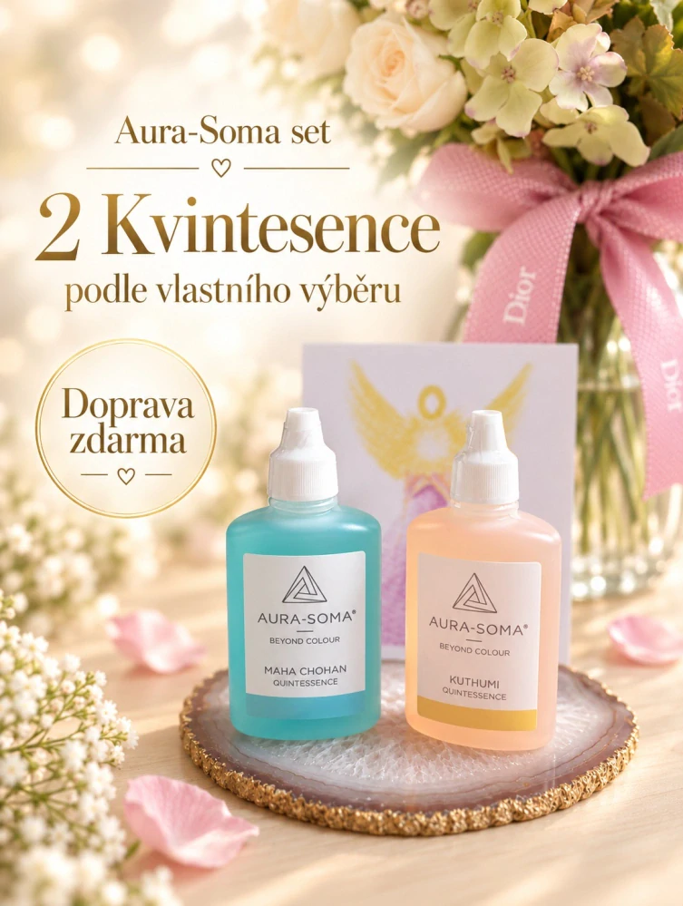 2 Kvintesence Aura-Soma podle vlastního výběru → doprava zdarma