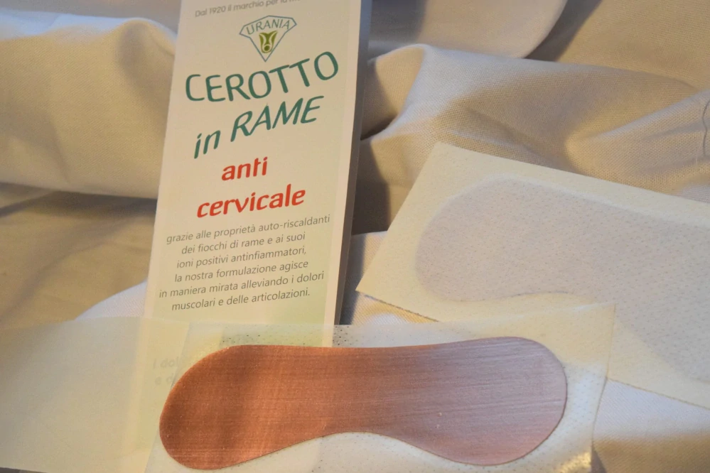 Měděná hřejivá náplast na krk a jiné části těla - lze opakovaně používat