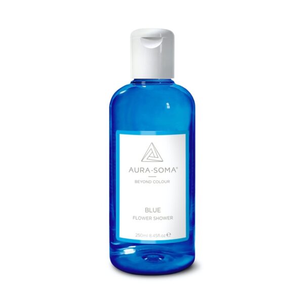 Sprchový šampón Flower Shower Modrý, 250 ml – „Pokoj a mír“