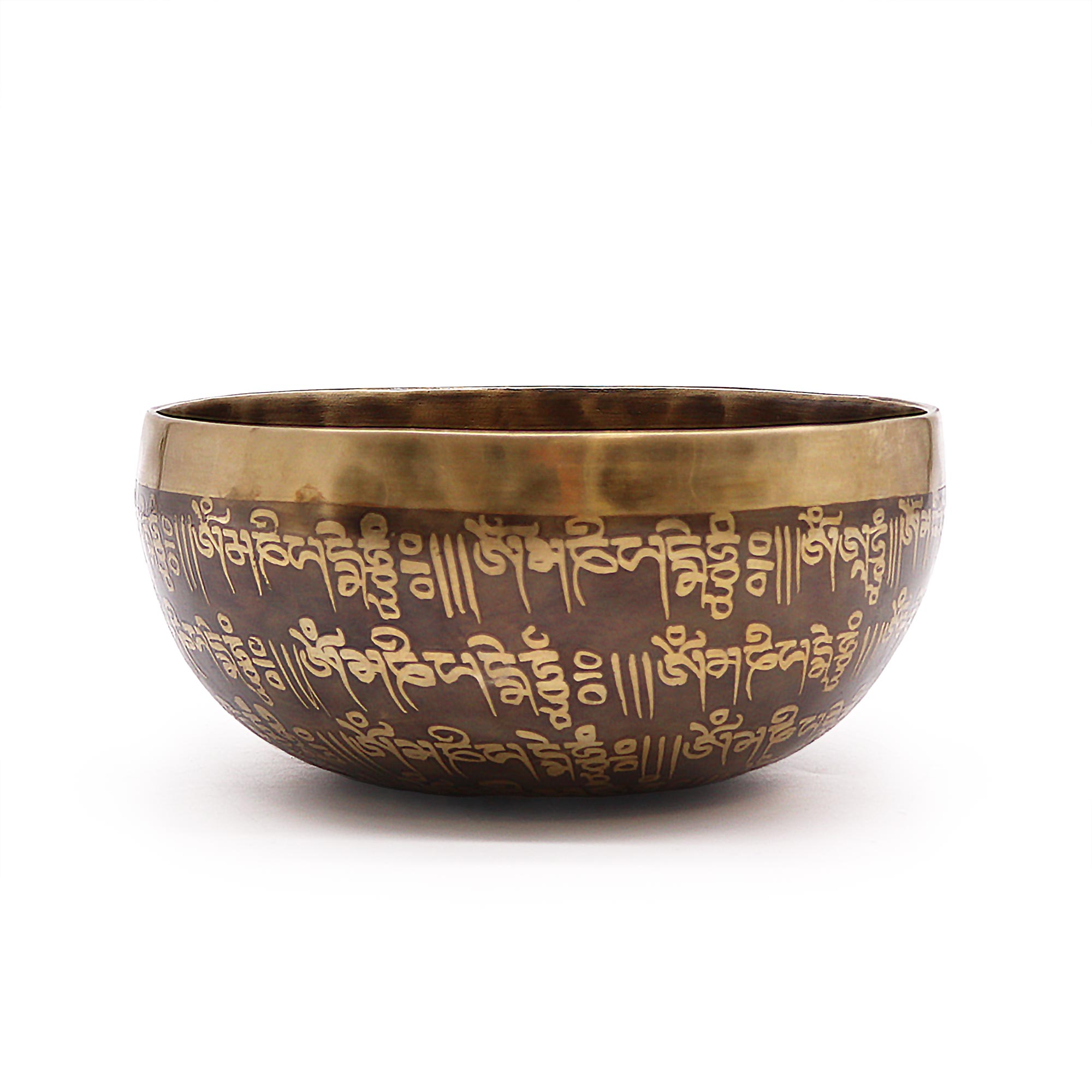 Tibetská zpívající Gravírovaná Miska - 16cm - Mantra