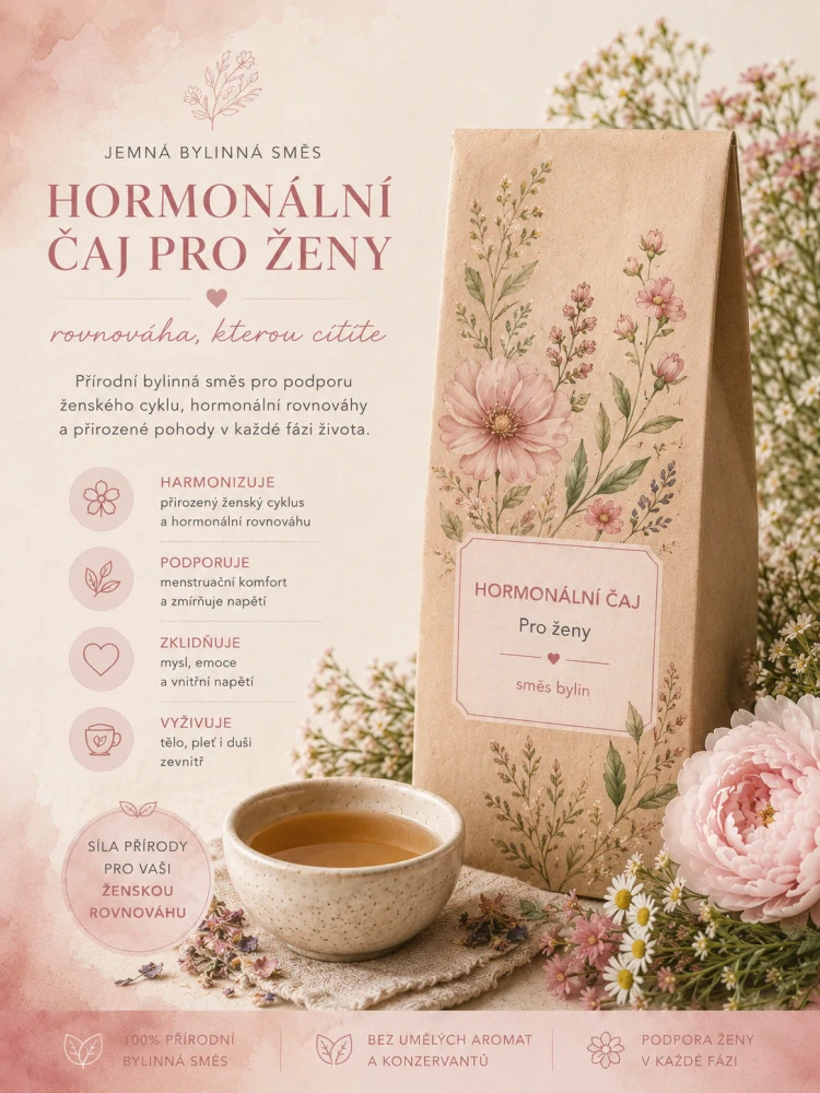 Čaj na hormonální harmonizaci