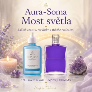 Aura-Soma Most světla | B16 + Safírový Pomander