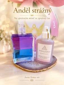 Aura-Soma set Anděl strážný – Na správném místě ve správný čas