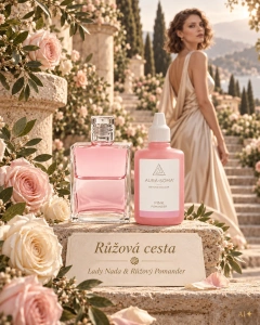 Růžová cesta | Lady Nada & Růžový Pomander – Aura-Soma dárkový set
