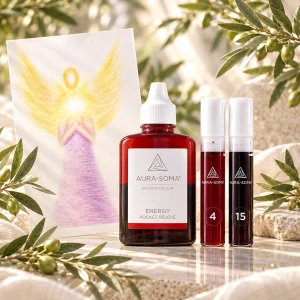 Aura-Soma set – Načerpat sílu | Energy Rescue + 2 mini Pomandery