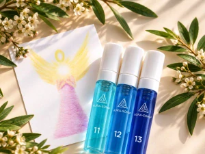 Aura-Soma mini set Pomanderů – Mír, klid a lehkost