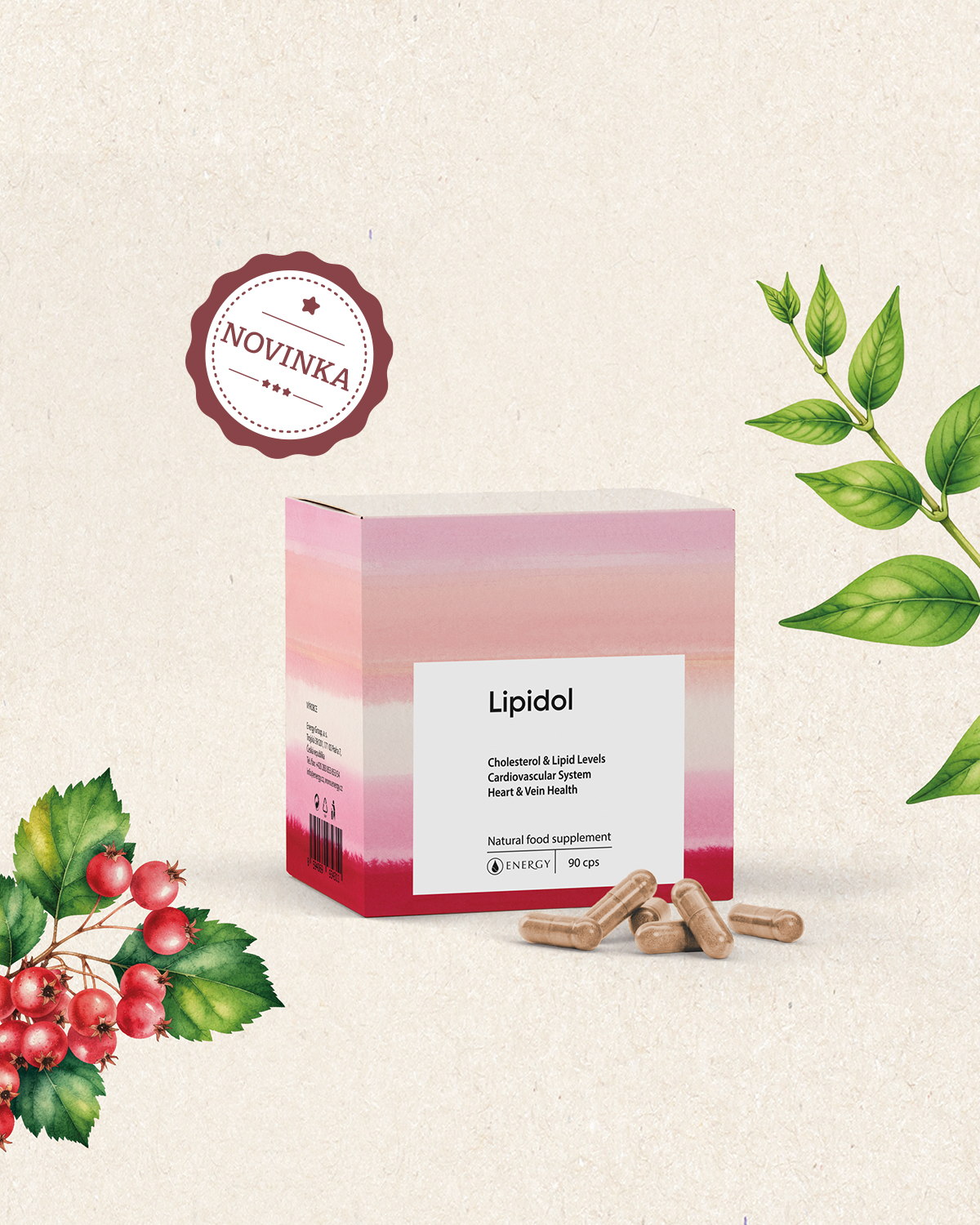 Lipidol – přírodní podpora cholesterolu a srdce