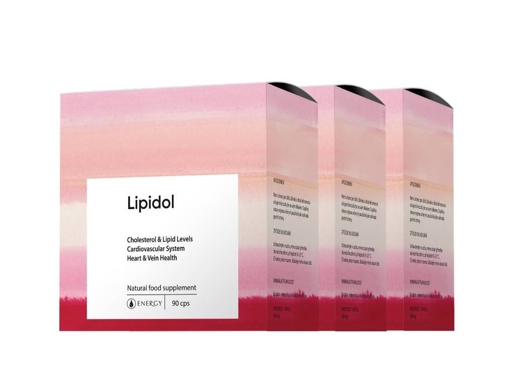 Energy Lipidol 3set 270 kapslí
