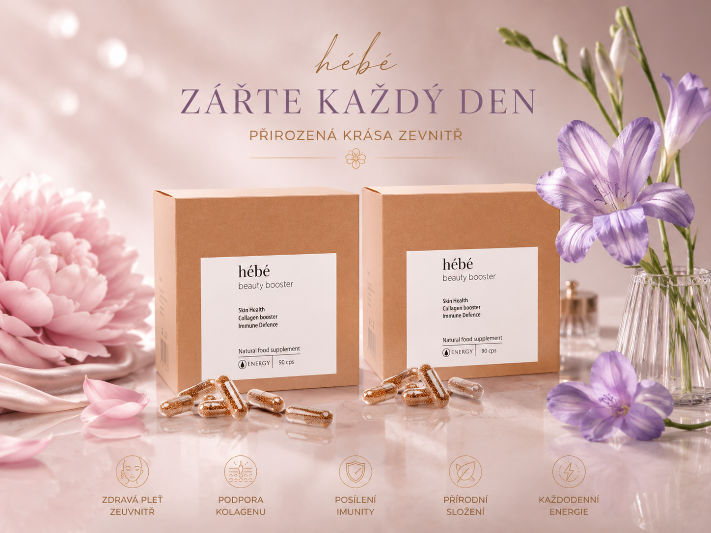 Energy Hébé Beauty Booster 180 kapslí 