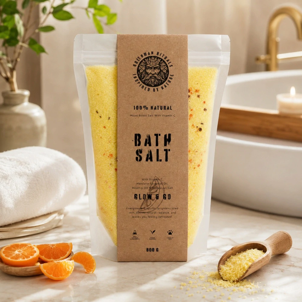 Greenman Rituals - Vitamín C & Epsomská Koupelová Sůl – Glow & Go