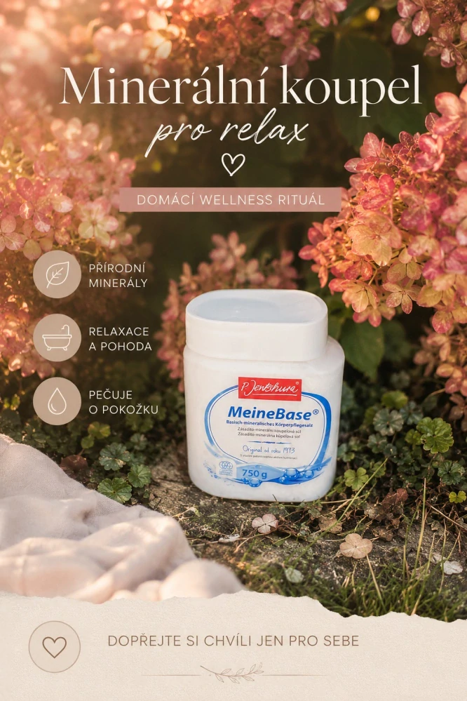 P. Jentschura MeineBase zásadito-minerální koupelová sůl 750g