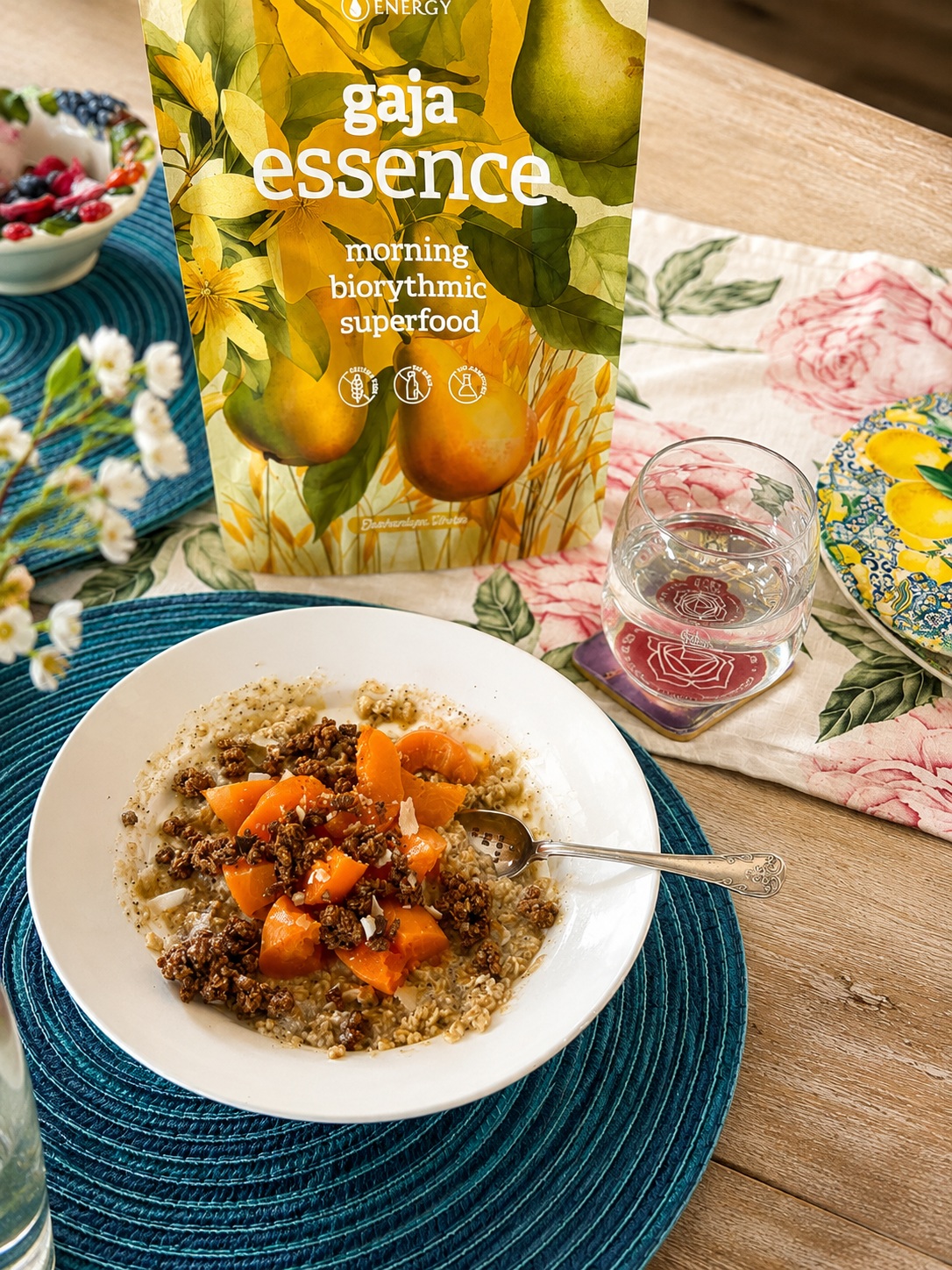 Gaja Essence Energy s ovocem – inspirace na zdravou letní snídani a ranní rituál