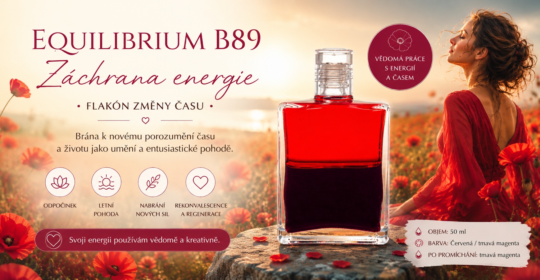 Aura-Soma Equilibrium B89 Záchrana energie